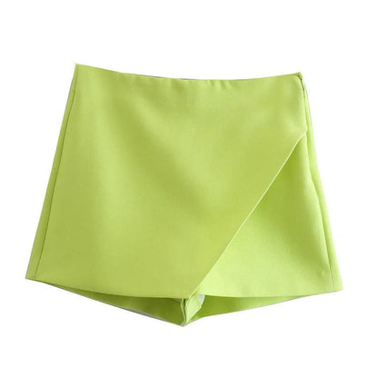 Jupe Femme Courte Élastique avec Fermeture Latérale