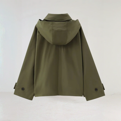 Veste Imperméable Femme Légère avec Fermeture Éclair