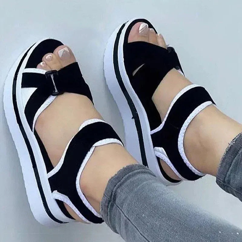 Sandales Hauts Talons Été Femme Chic - PanierRoyale