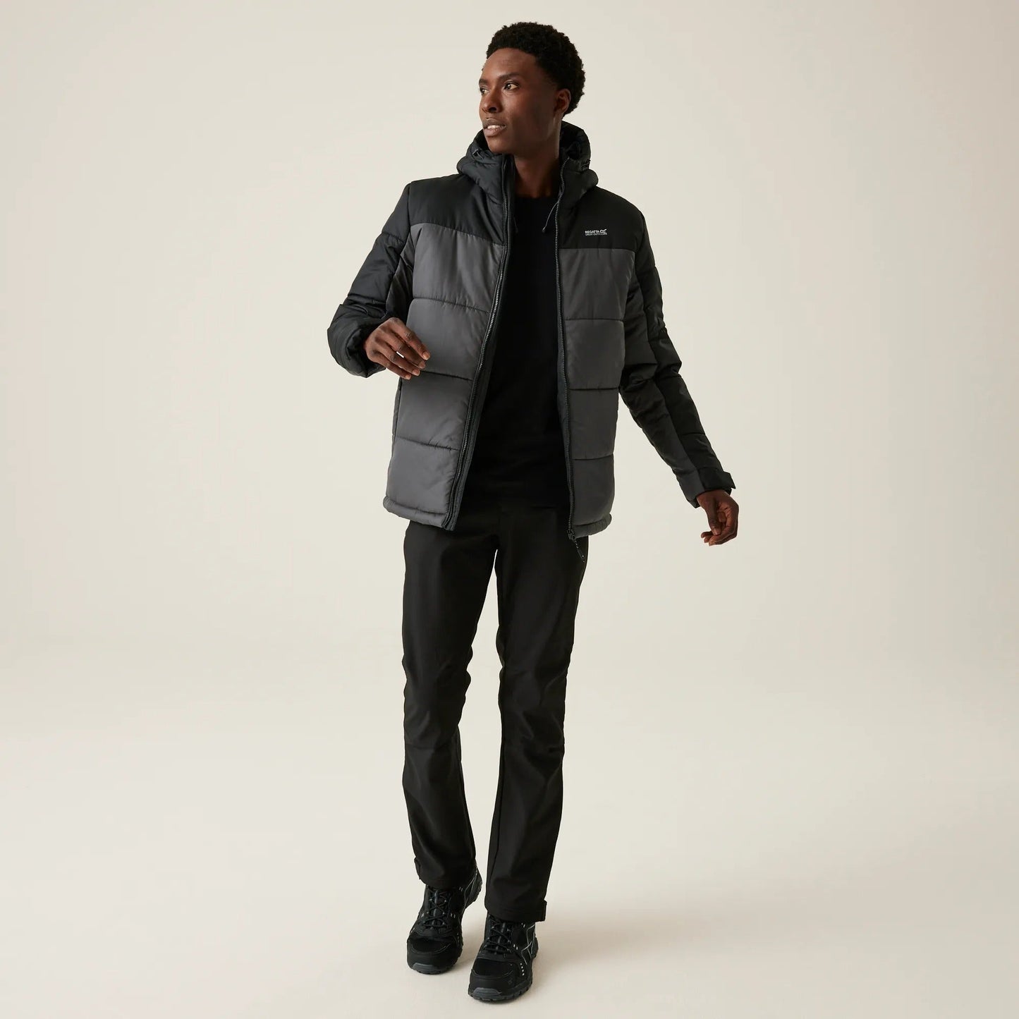 Veste Hiver Homme Doublée et Imperméable avec Capuche