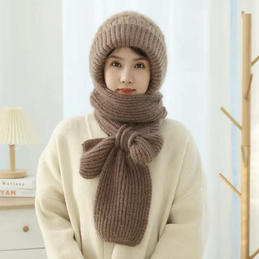 Chapeau et Écharpe Ensemble Hiver Chaud - PanierRoyale