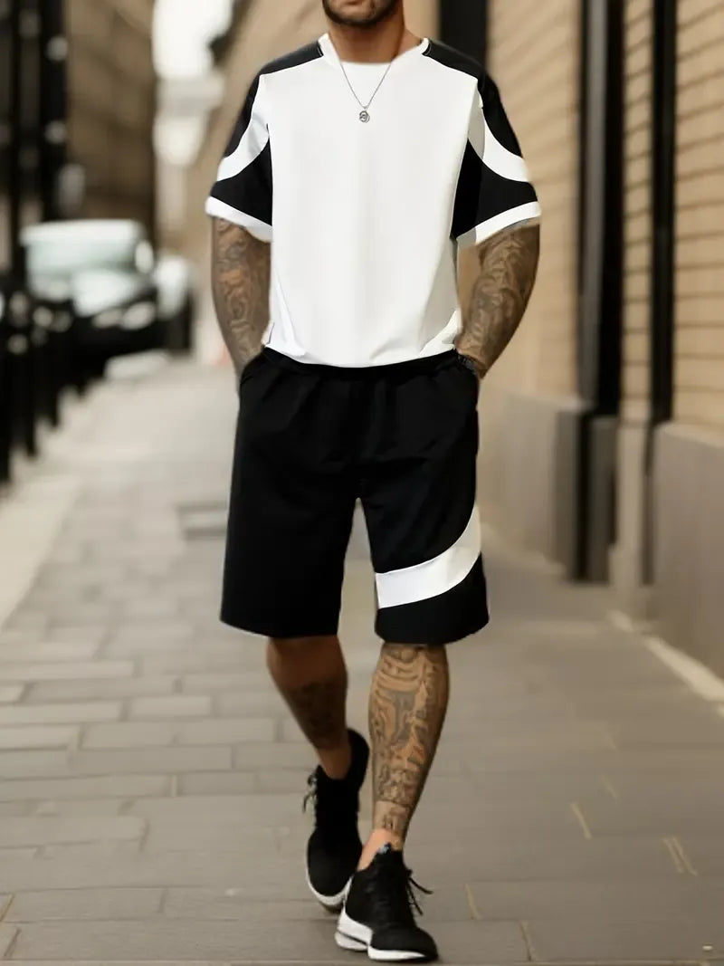 Maillot Sport Homme Été Respirant 2 Pièces