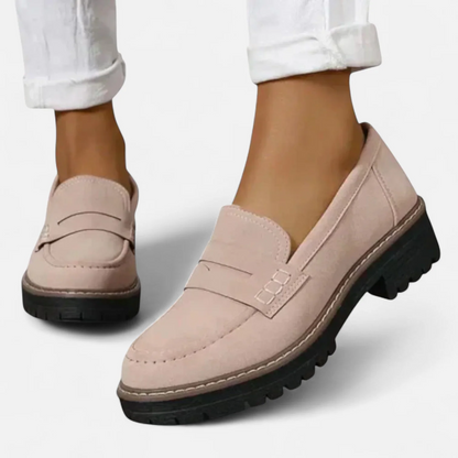 Chaussures Loafer Femmes Classiques à Semelle Épaisse