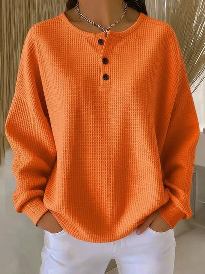 Pull Tricot Waffle Confort Coupe Ajustée