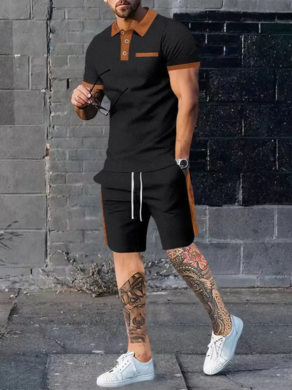 Costume Décontracté Été 2 Pièces Homme