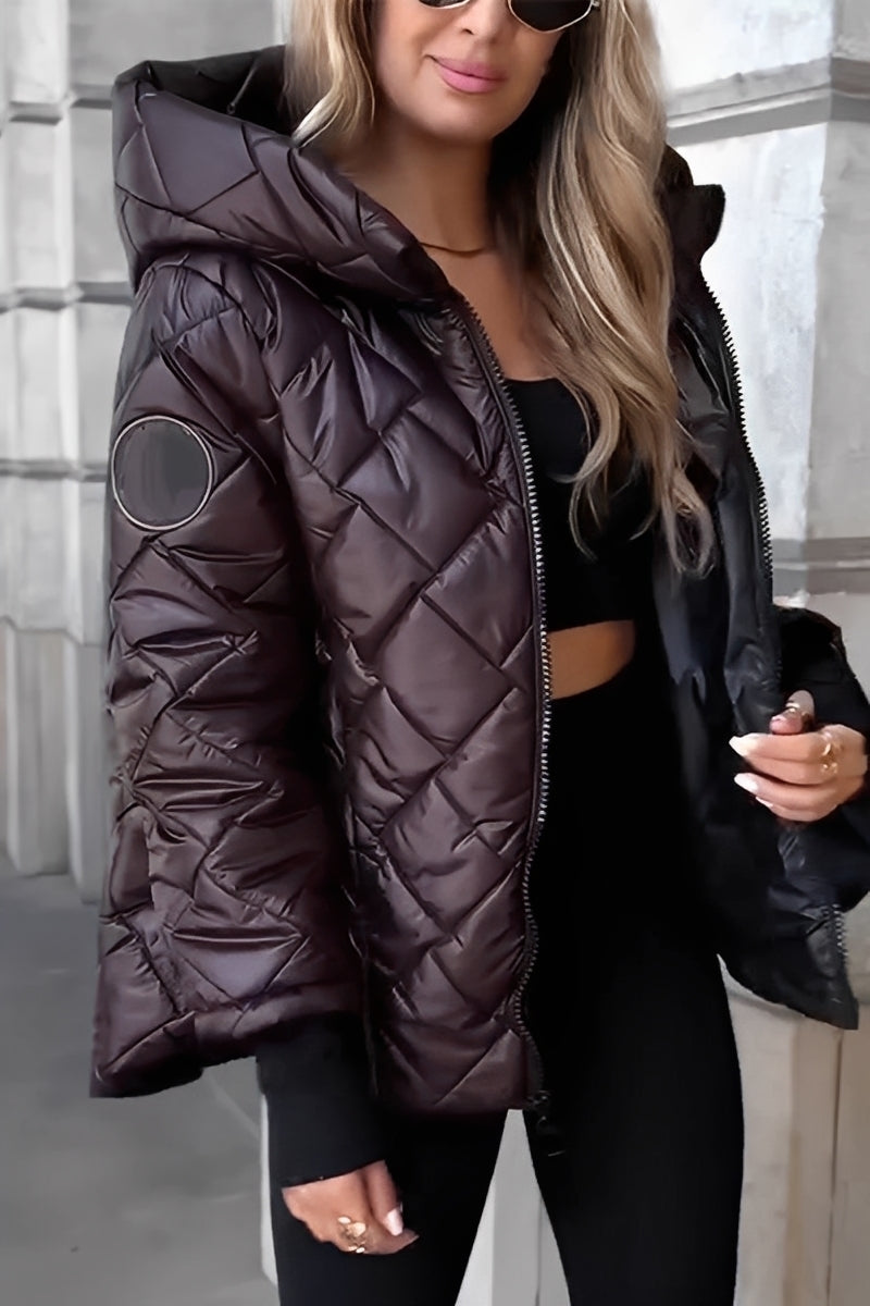 Veste Capuche Femme Zippée et Décontractée