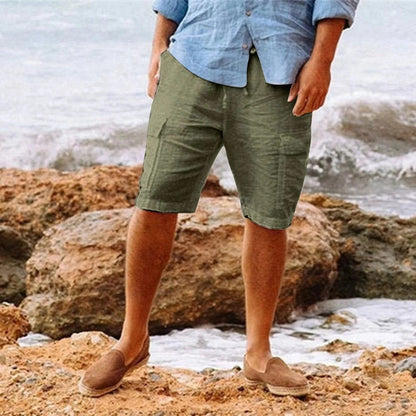 Short Décontracté Homme Blanc Casual - PanierRoyale