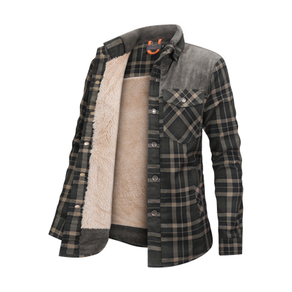 Chemise Flanelle Doublée Homme Hiver