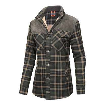Chemise Flanelle Doublée Homme Hiver