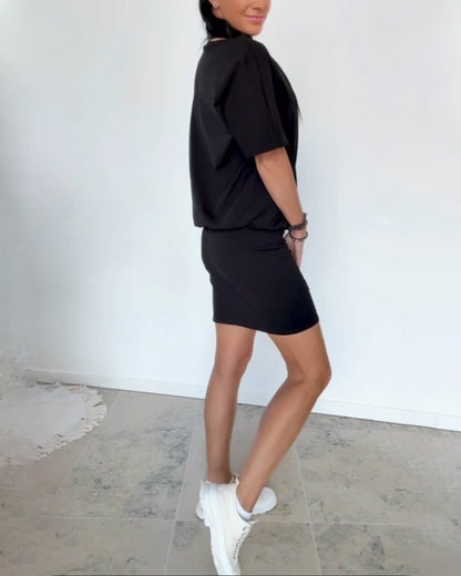 Robe courte Femme Stretch Coupe Casual Chic
