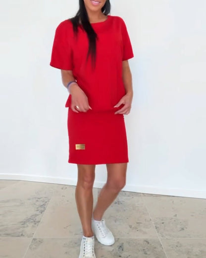 Robe courte Femme Stretch Coupe Casual Chic