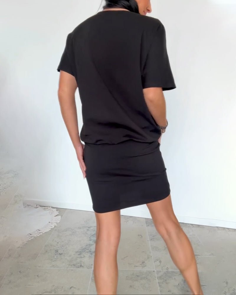 Robe courte Femme Stretch Coupe Casual Chic