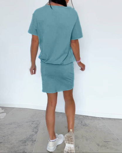 Robe courte Femme Stretch Coupe Casual Chic