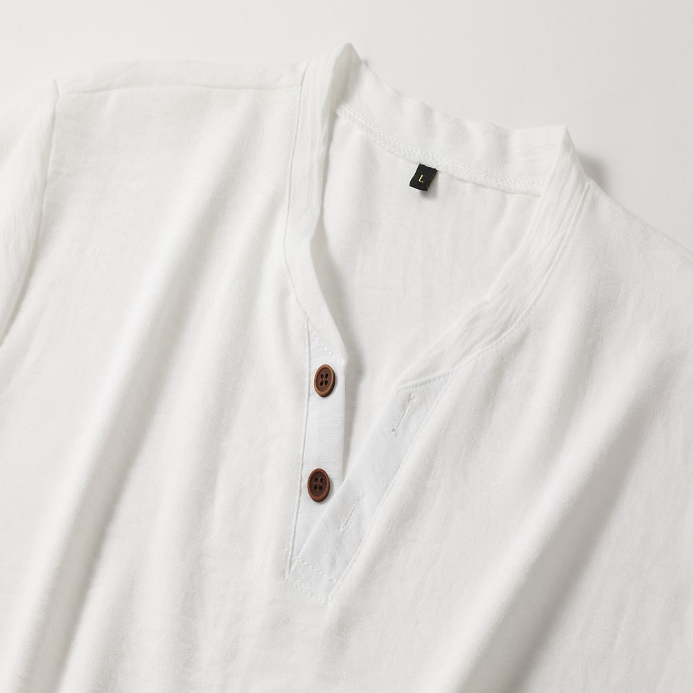 Chemise Homme V Décolleté Élégant et Confortable - BerlinGlamour