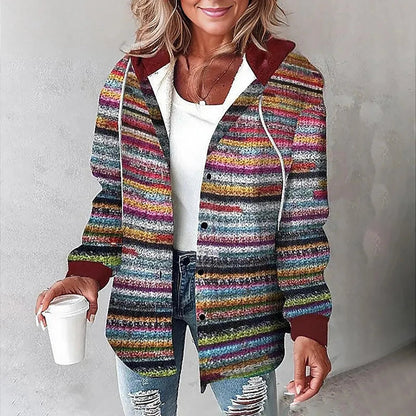 Doudoune Hiver Femme à Capuche Karo