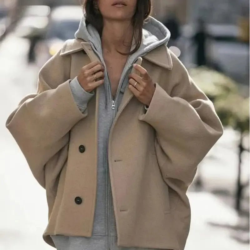 Manteau Femme en Laine de Kachemire Doux et Élégant - BerlinGlamour