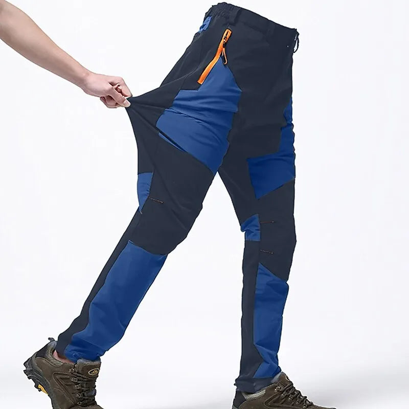 Pantalon Homme Étanche - Tissu Waterproof, Coupe Slim et Poches Utiles