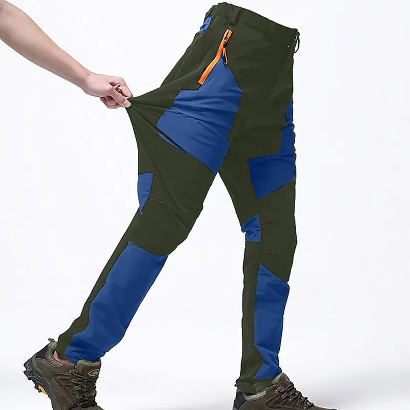 Pantalon Homme Étanche - Tissu Waterproof, Coupe Slim et Poches Utiles