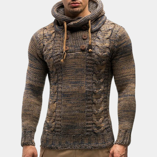 Pull Homme Hiver Tricot Chaud et Élégant - PanierRoyale