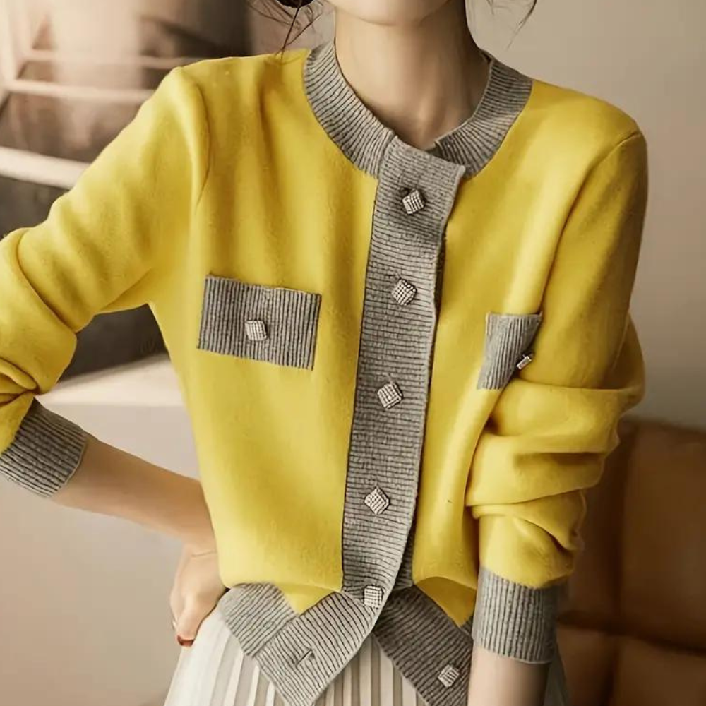 Gilet Femme Boutons Décontracté Chic - PanierRoyale