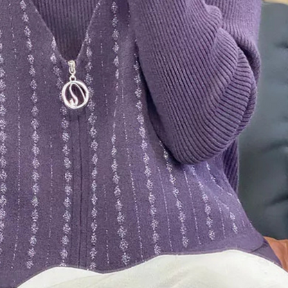 FILIPA - Pull Zippé Tendance pour Femmes