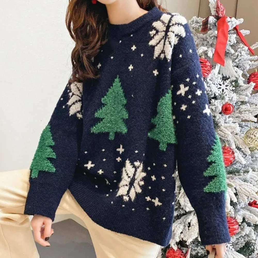 ANGELIE - Pull de Noël Tendance pour Femmes