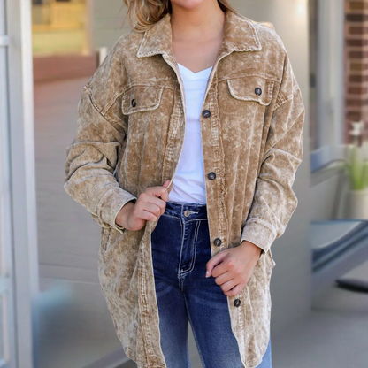 OLIVETTE – Veste Oversize Élégante pour Femmes