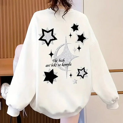 JACINTA - Pull à Manches Tombantes Tendance pour Femmes