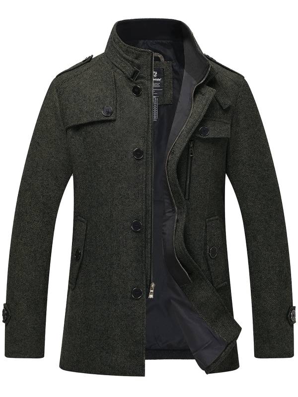 Veste Hiver Homme Col Montant Étanche et Chaude