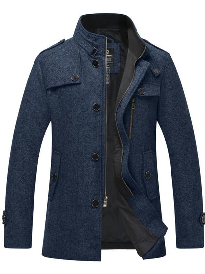 Veste Pour Homme Avec Col Montant | Hiver