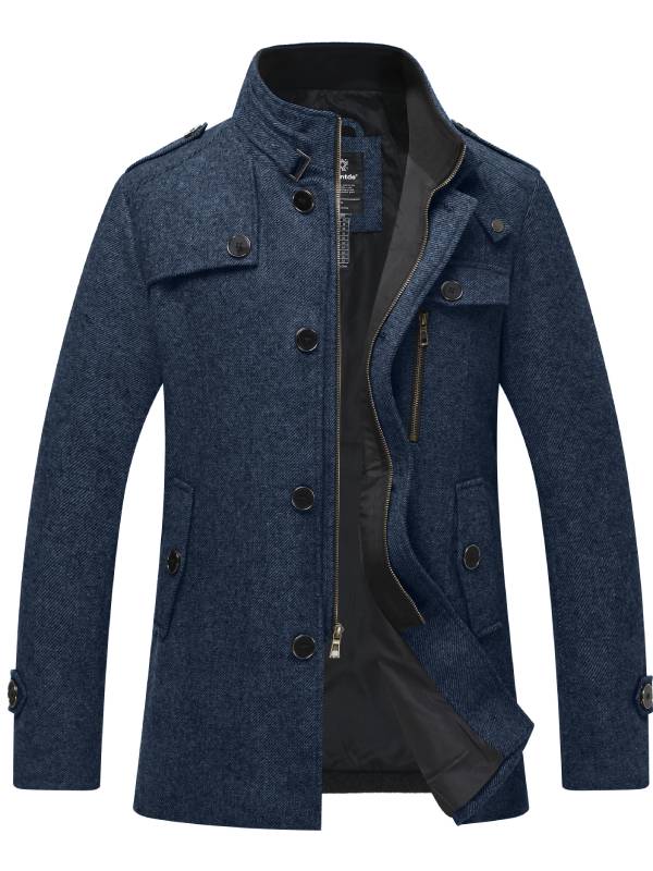 Veste Hiver Homme Col Montant Étanche et Chaude