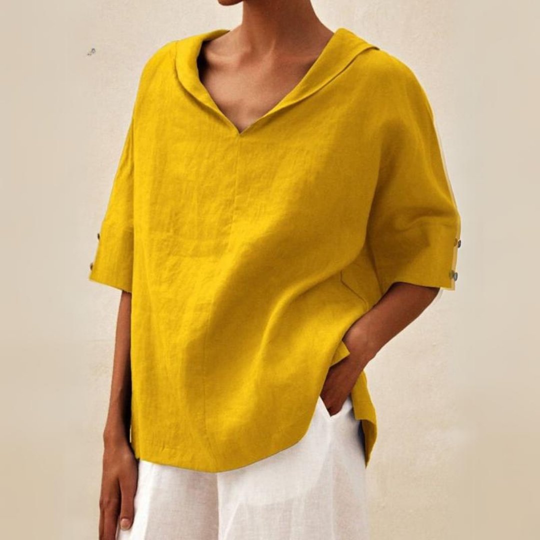 Chemise Femme Col V Confort et Décontractée