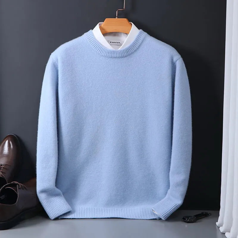 Pull Cachemire Homme Chaud et Doux pour Été et Hiver