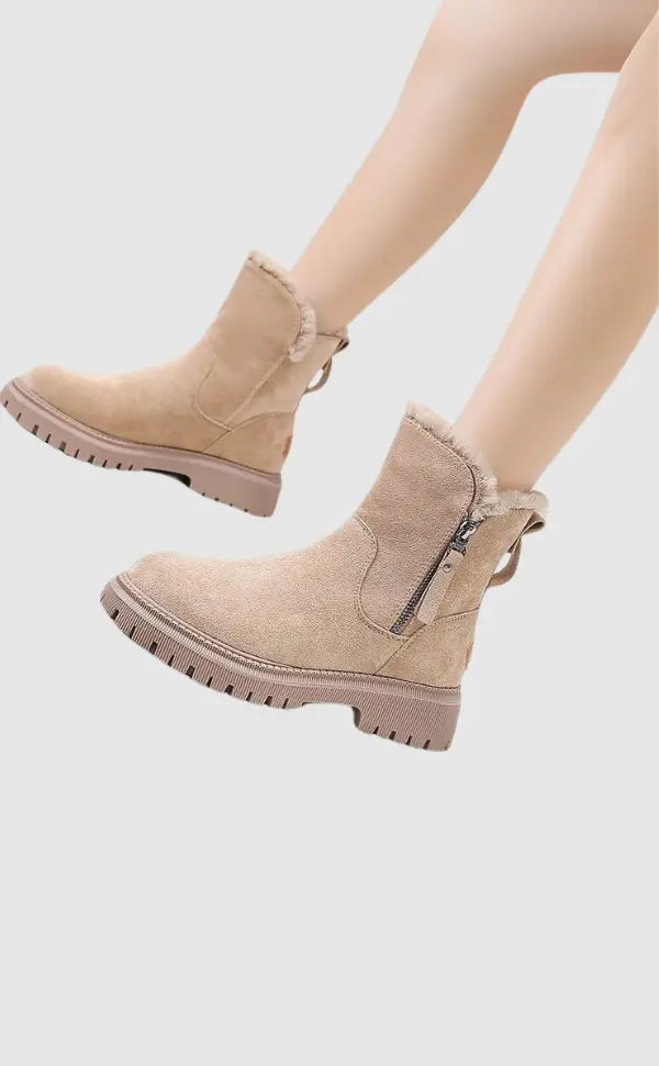 Bottines Hiver Velours Douces et Chaudes - BerlinGlamour