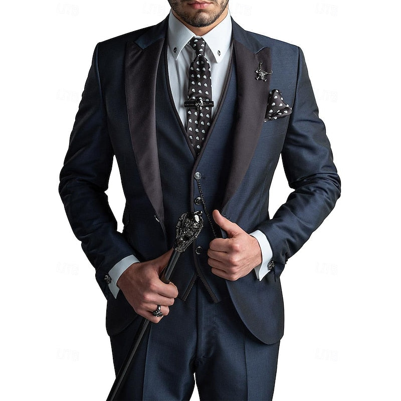 Costume Homme Lin Classique : Blazer, Gilet et Pantalon