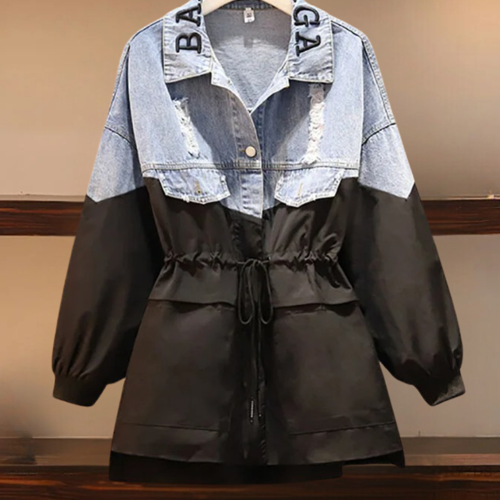 ISHA - Veste en Jean Cordon à la Mode pour Femmes