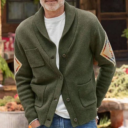 Cardigan Boutonné À Manches Longues Pour Homme | Tendance