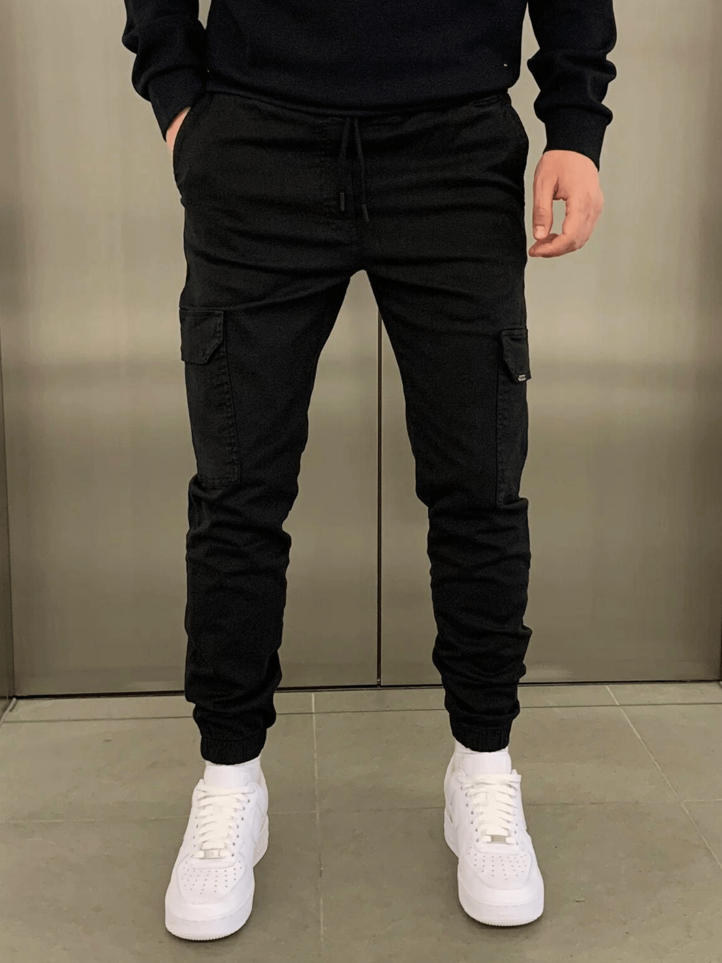 Pantalon Jogger Homme Sport Chic – Coupe Détendue avec Ceinture Élastique