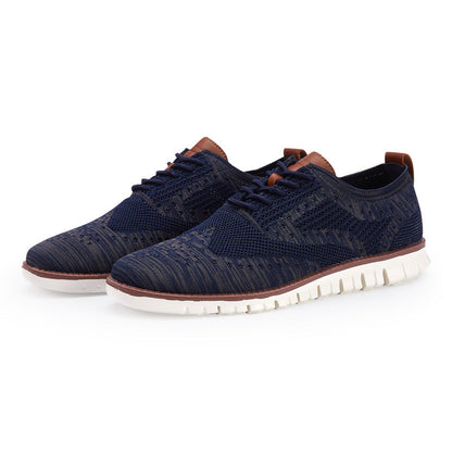 Baskets Running Homme Respirantes Bleu Marine