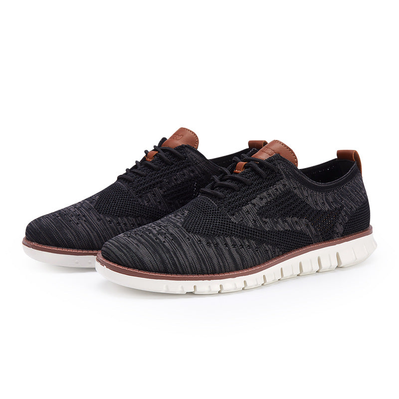 Baskets Running Homme Respirantes Bleu Marine