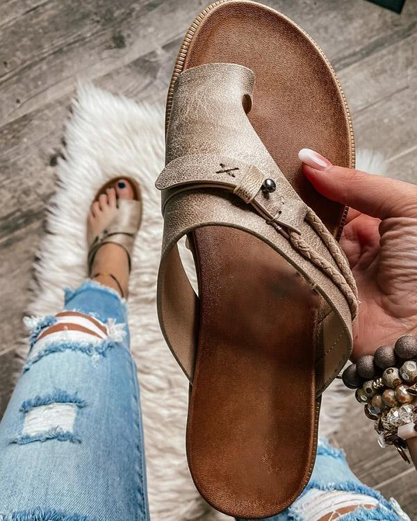 Sandales Mule Femmes en Cuir Écologique et Confortables