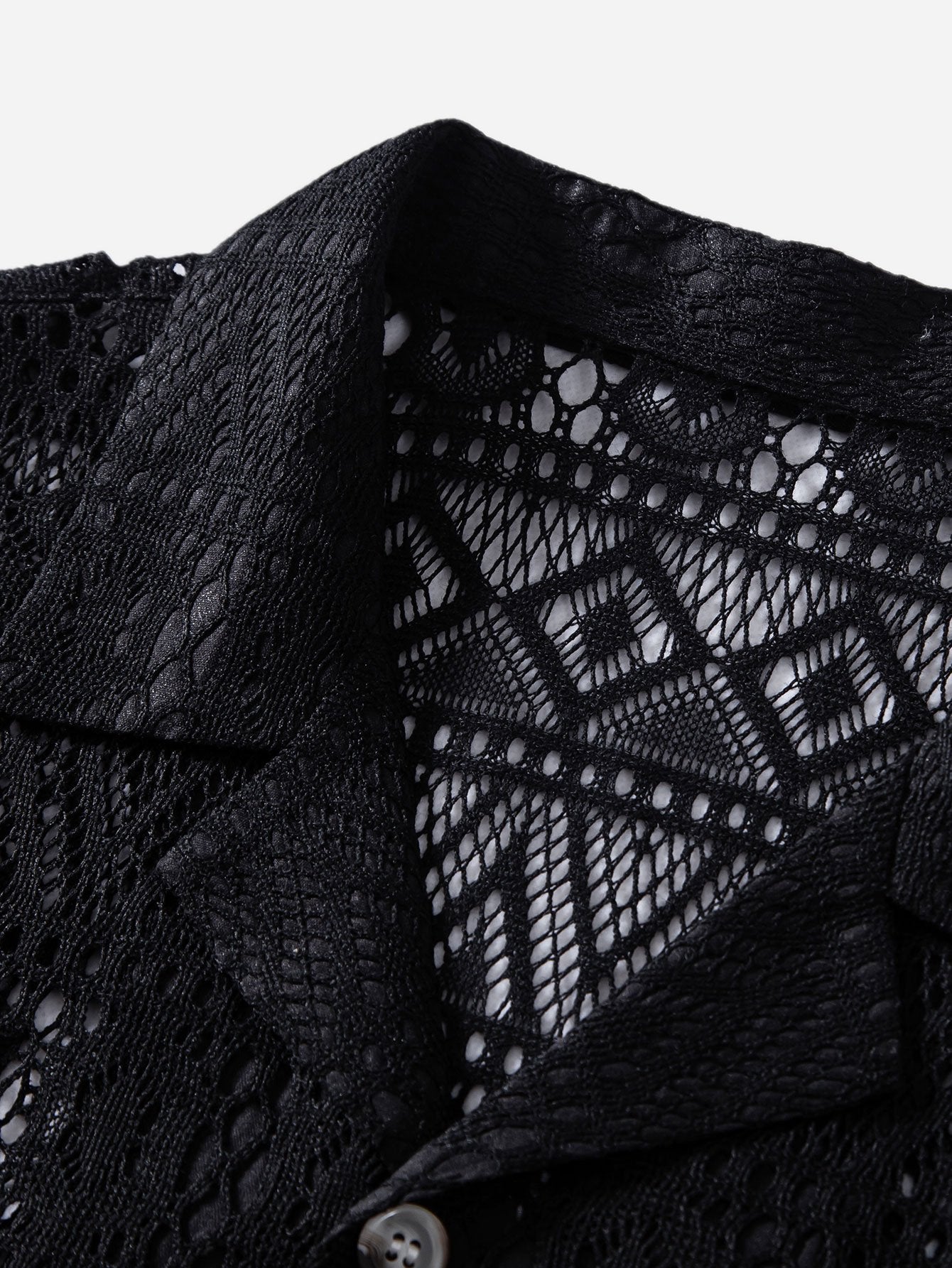 Chemise Homme Transparente à Motifs Ethniques