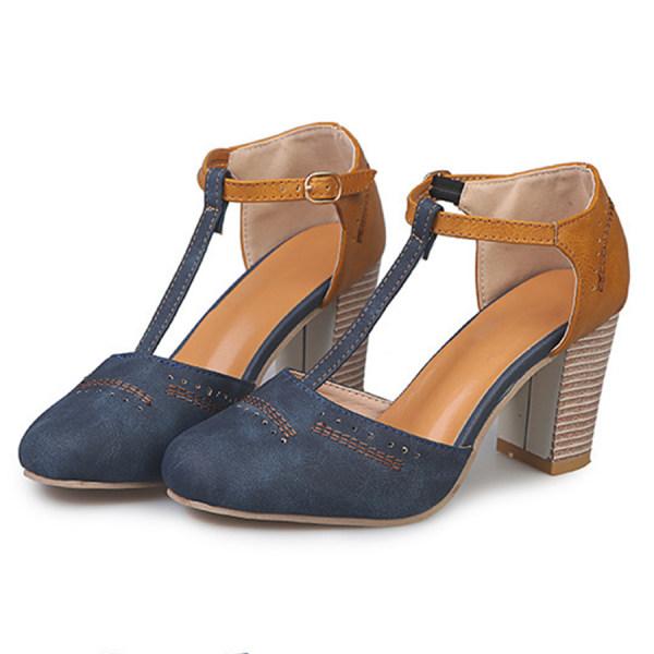 Chaussures Mary Janes Printemps à Talons Bloc Féminines - BerlinGlamour