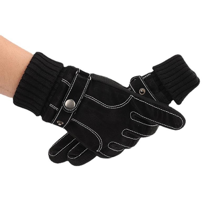 Gants Moto Homme Résistants avec Fermeture Éclair Réglable - PanierRoyale