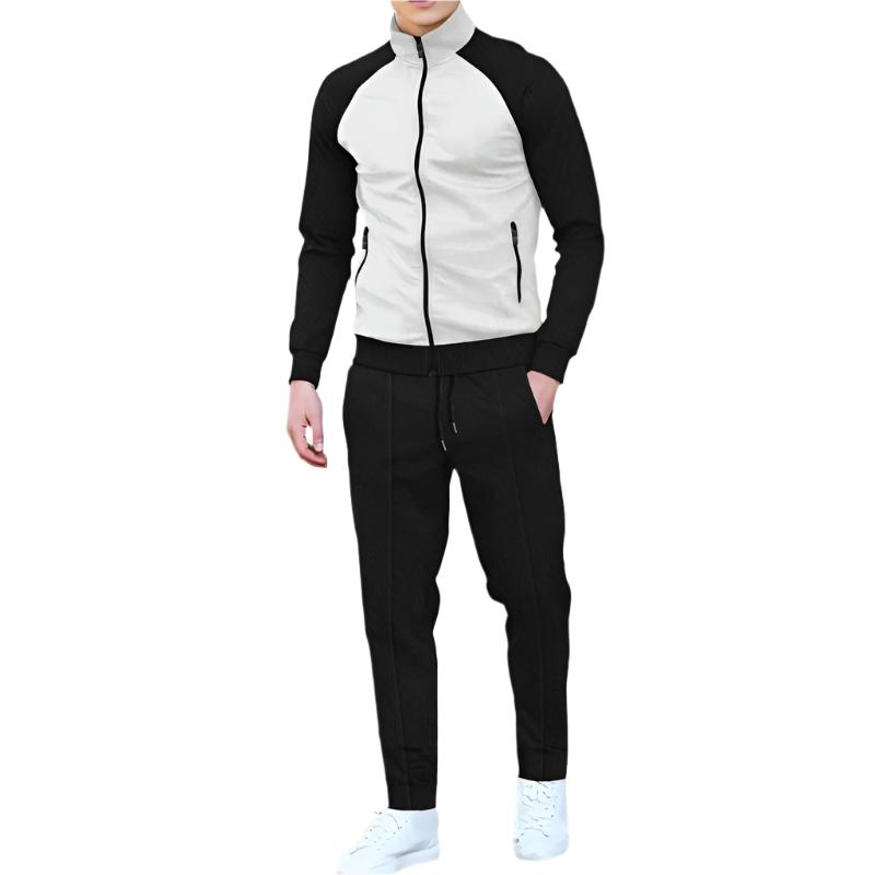 Veste de sport homme décontractée marron noir casual