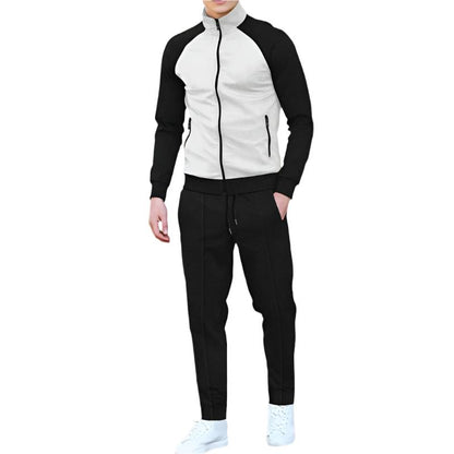 Veste de sport homme décontractée marron noir casual