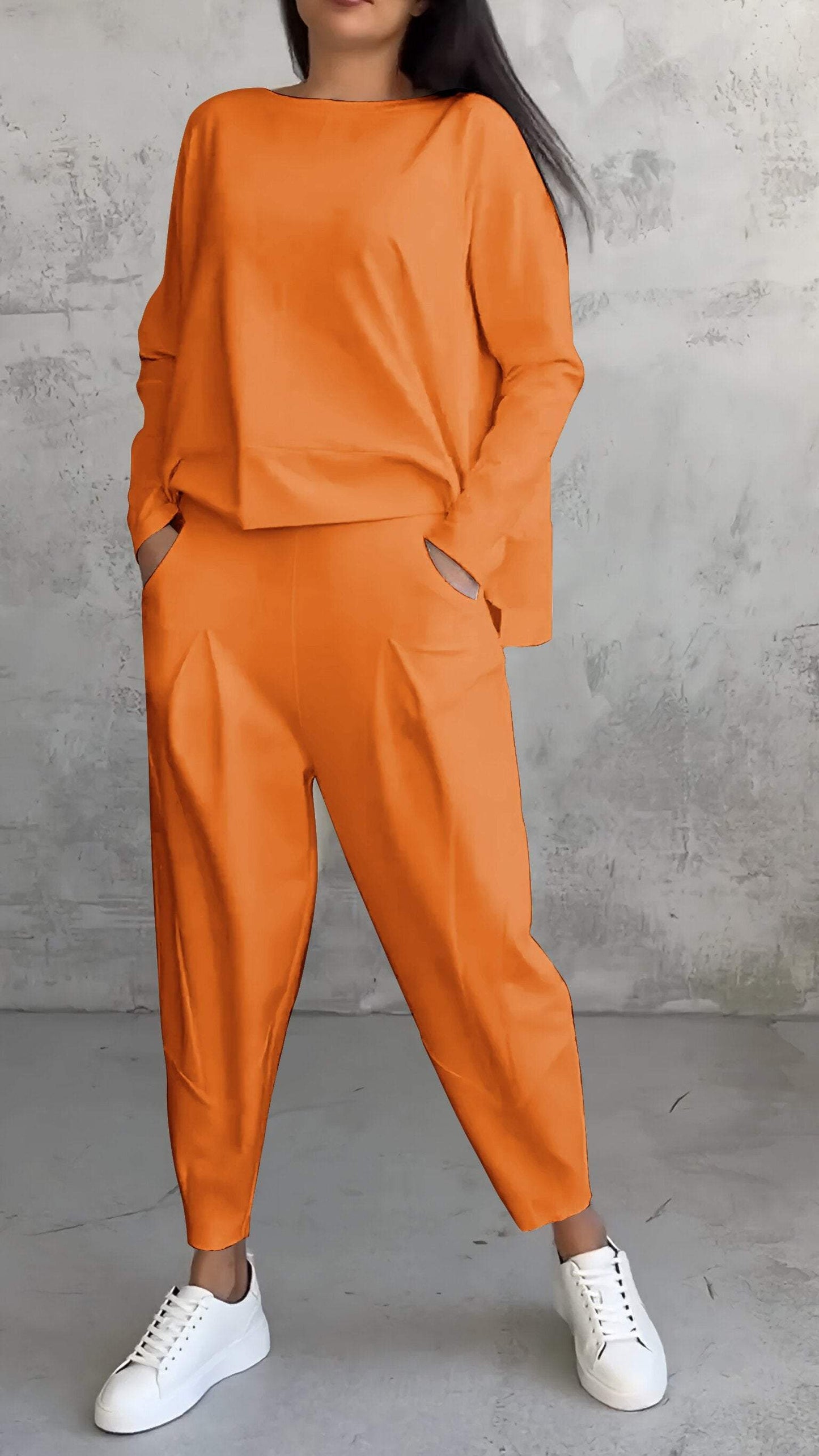 Robe Féminine Col Rond en Élasthanne confortable et tendance