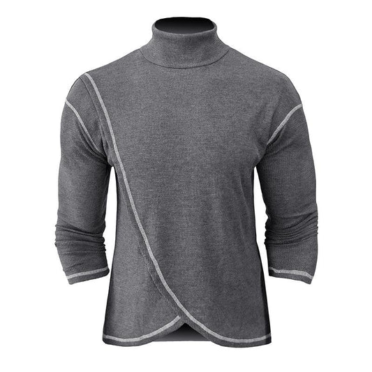 Pull Homme Col Montant Chaud et Élégant pour Printemps - PanierRoyale