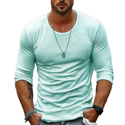 T-shirt Homme Manches Longues Casual Chic
