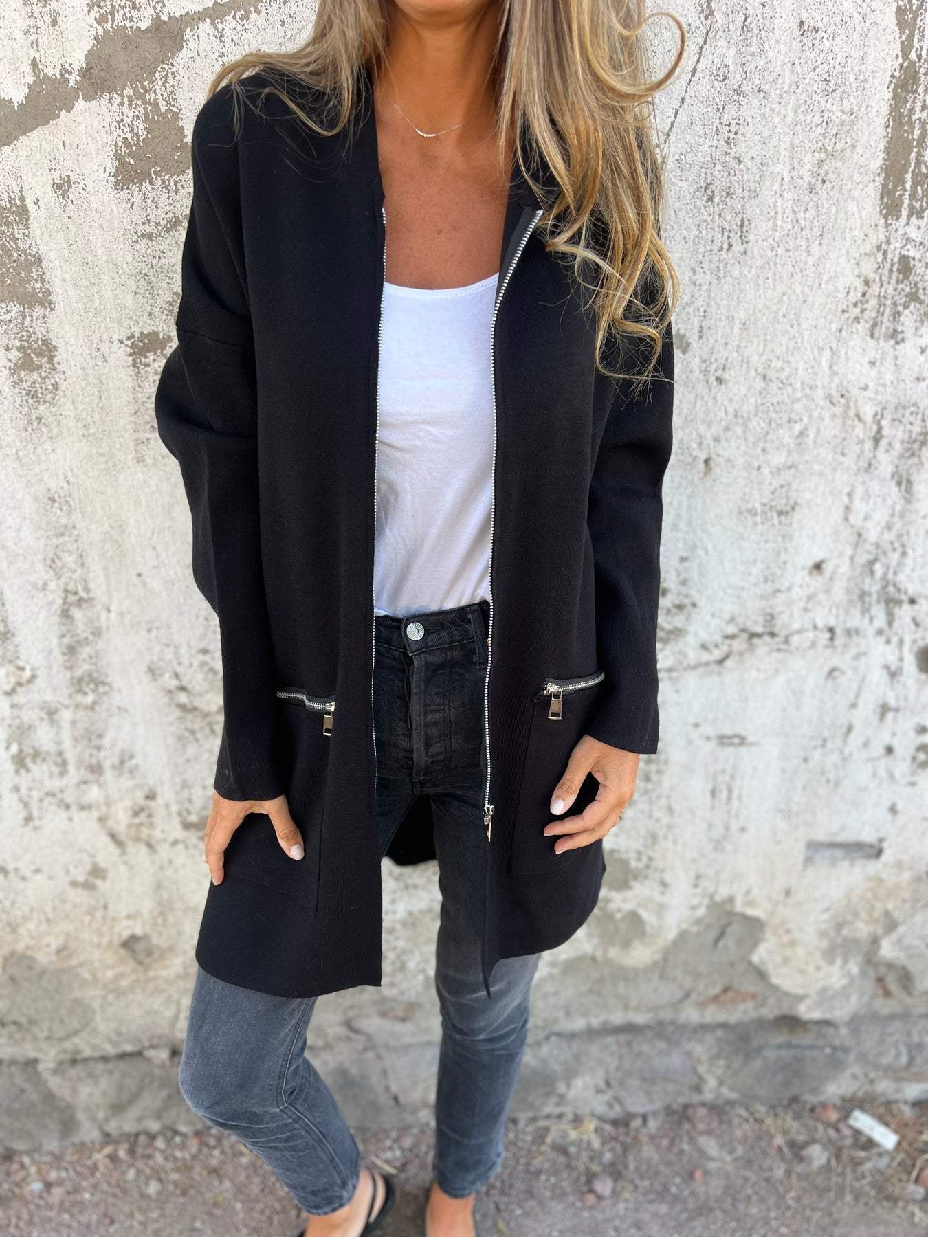 Veste femme décontractée manches longues - PanierRoyale